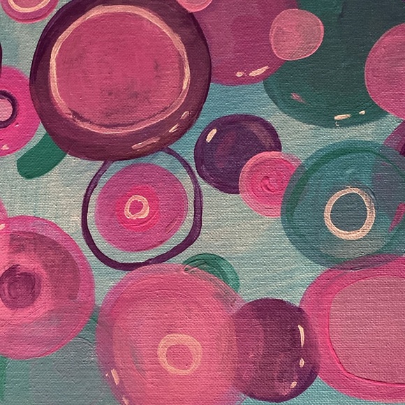 Blowing Bubbles Abstract Painting 🫧 - Picture 4 of 4